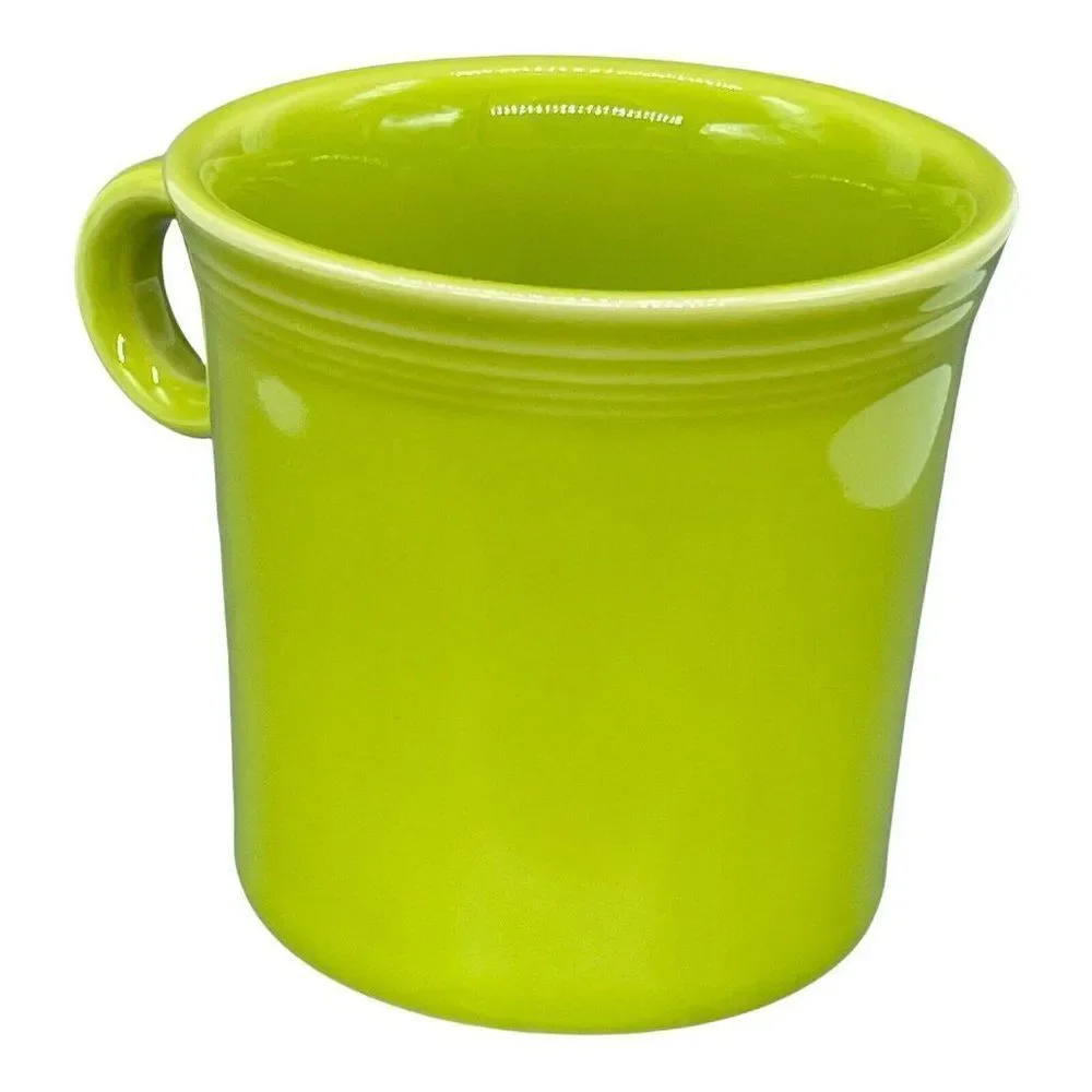 Fiesta HLC Fiestaware Cup Mug Tom & Jerry O Ring Handle Lemongrass Lime Green - Picture 2 of 11